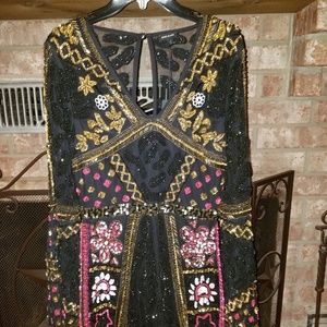 River Island Embellished Kimono Sleeve Playsuit